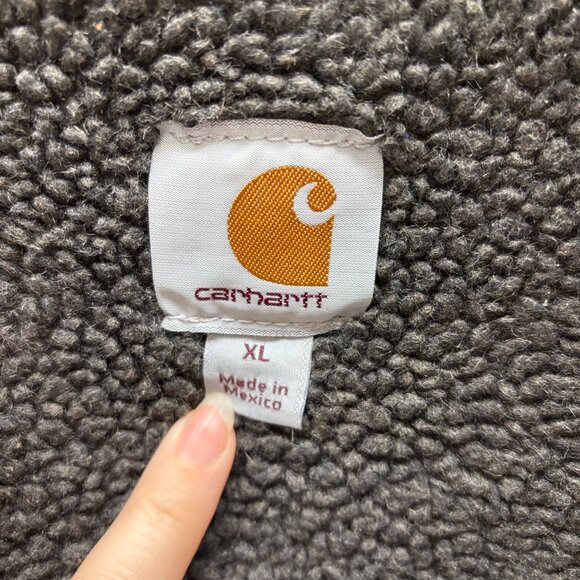 Vintage Carhartt Sherpa Lined Vest - Picture 7 of 8